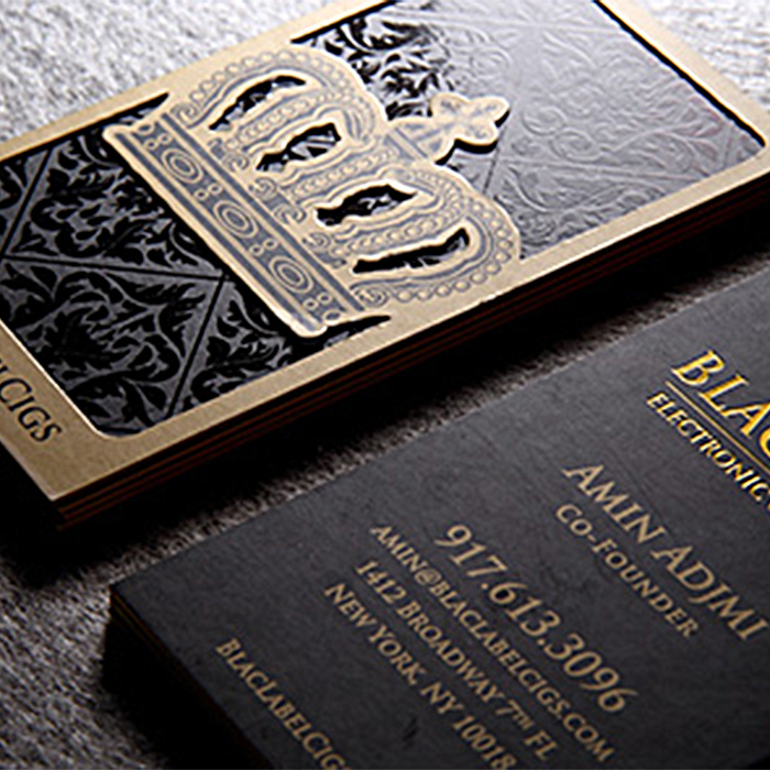 Black Foil Luxury Cards with Pantone Match - Novel Print South Africa